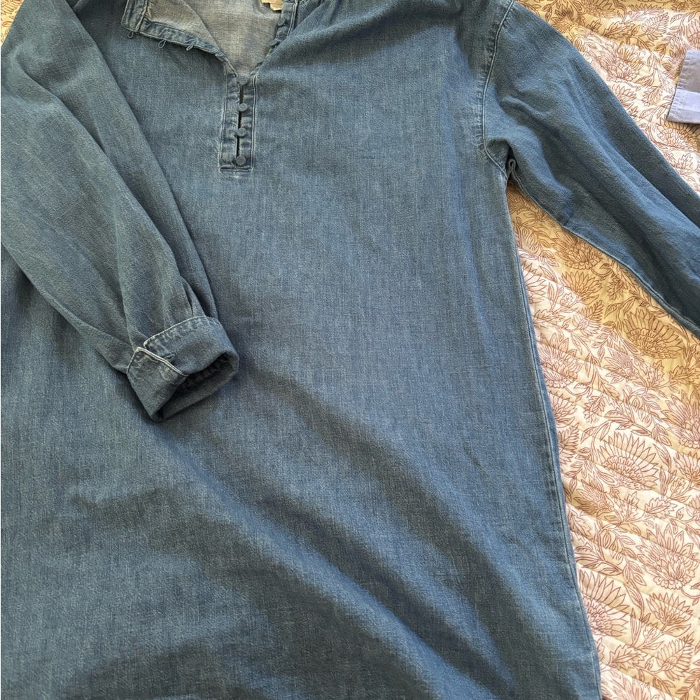 J.Crew Denim Shift Dress